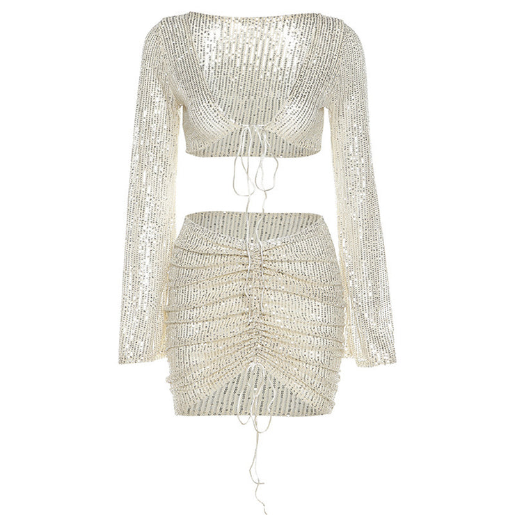 High Waist  Skirt Casual Suit