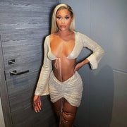 High Waist  Skirt Casual Suit