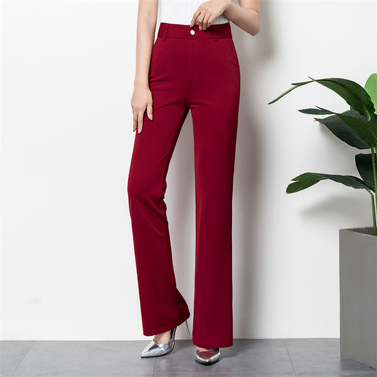 Straight Flared Trousers