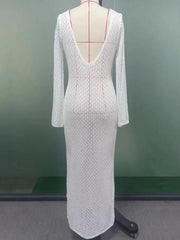 Women's Sexy t Cover-Up Sun Protection Dress See Through Slim Lady
