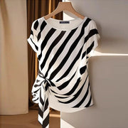 Striped Printed Tops