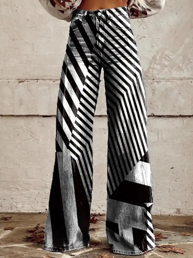 Ladies new bell bottom trousers