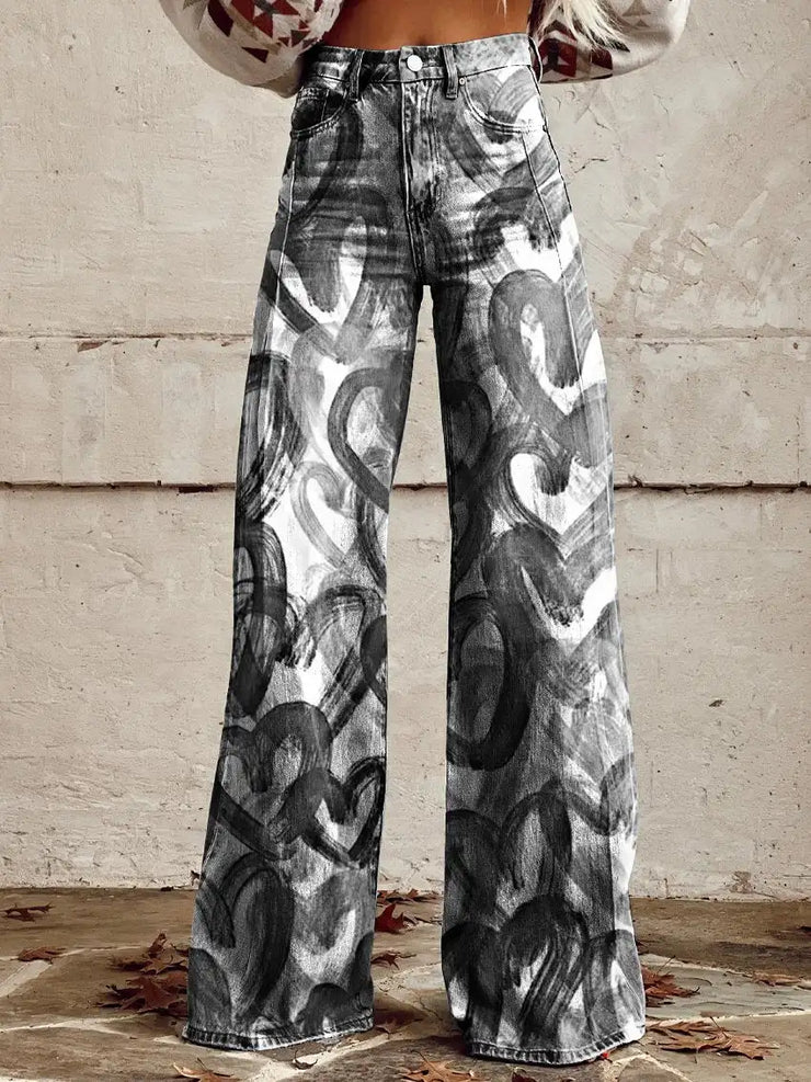 Ladies new bell bottom trousers