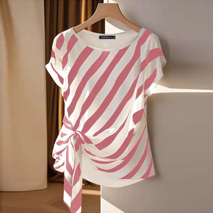 Striped Printed Tops