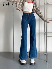 Dark Blue Flare Jeans