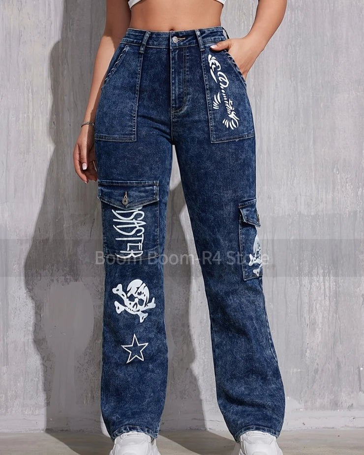 Women Stretch Skinny Ripped Jeans