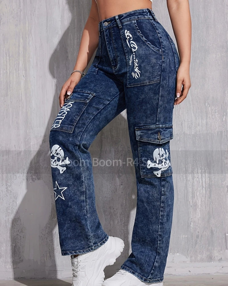Women Stretch Skinny Ripped Jeans