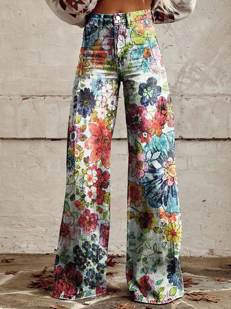 Ladies new bell bottom trousers