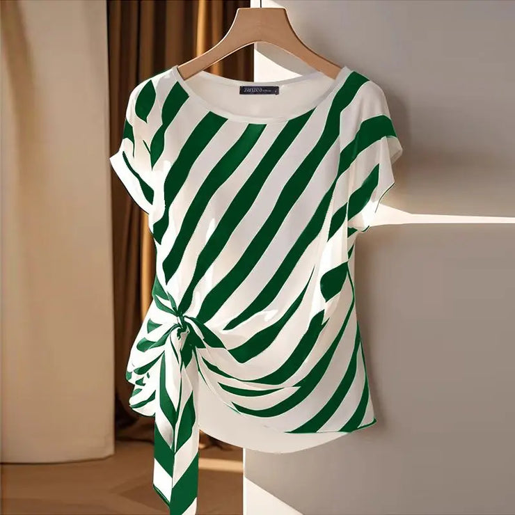 Striped Printed Tops