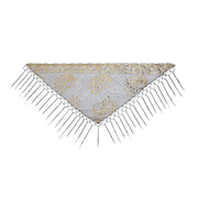 Elegant Sequins Triangle Scarf Fashion Lace Tassel Shawls GlitterLady Cape Wraps Pure Color Wedding Party Evening Dresses Shawls
