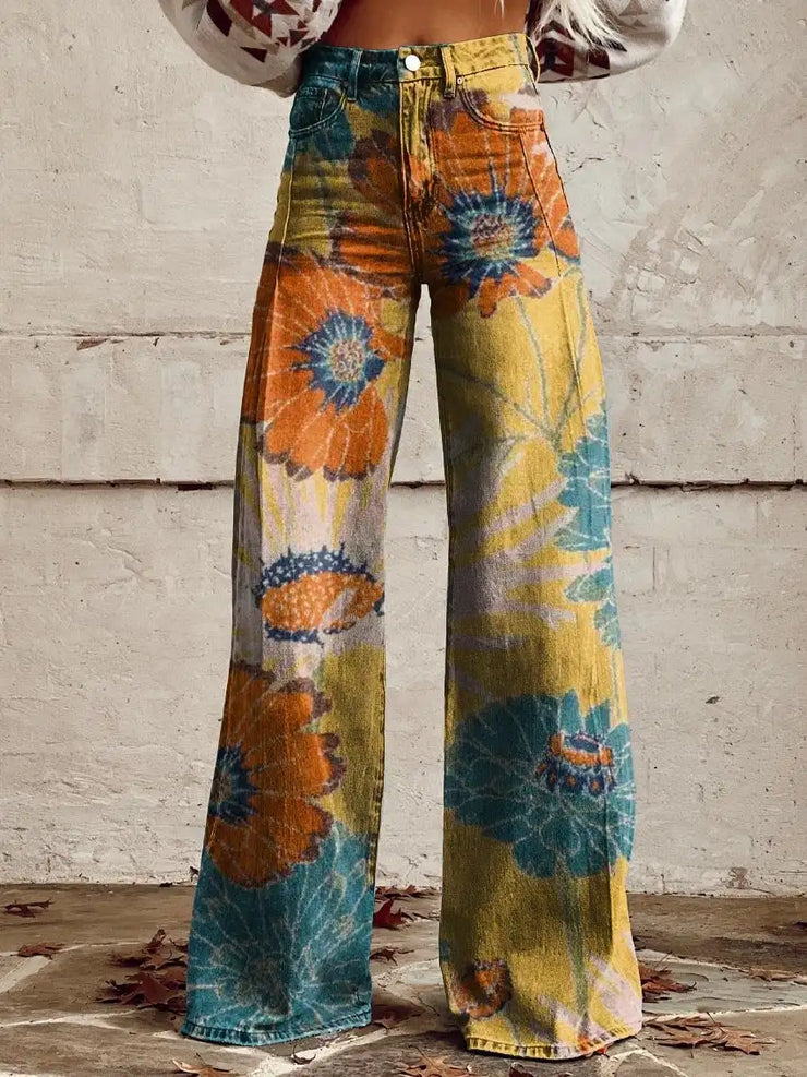 Ladies new bell bottom trousers