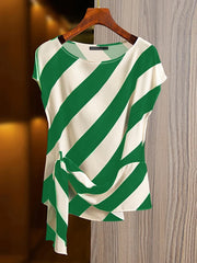 Striped Printed Tops