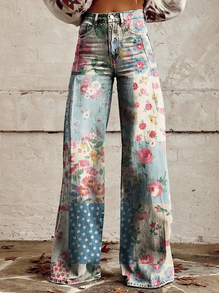 Ladies new bell bottom trousers