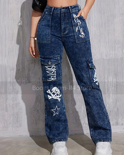 Women Stretch Skinny Ripped Jeans