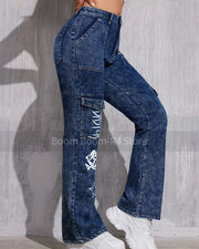 Women Stretch Skinny Ripped Jeans