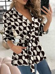 Women New Sexy V-neck Slim Blouses