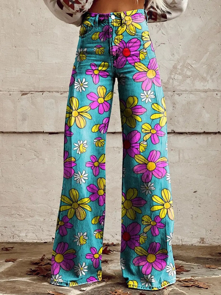Ladies new bell bottom trousers