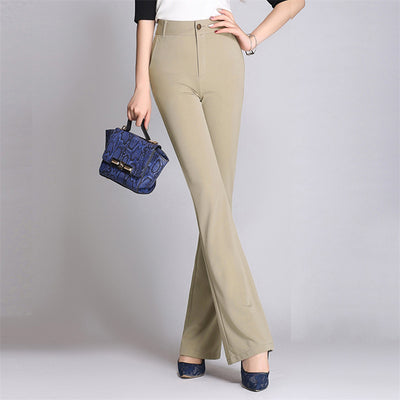 Straight Flared Trousers